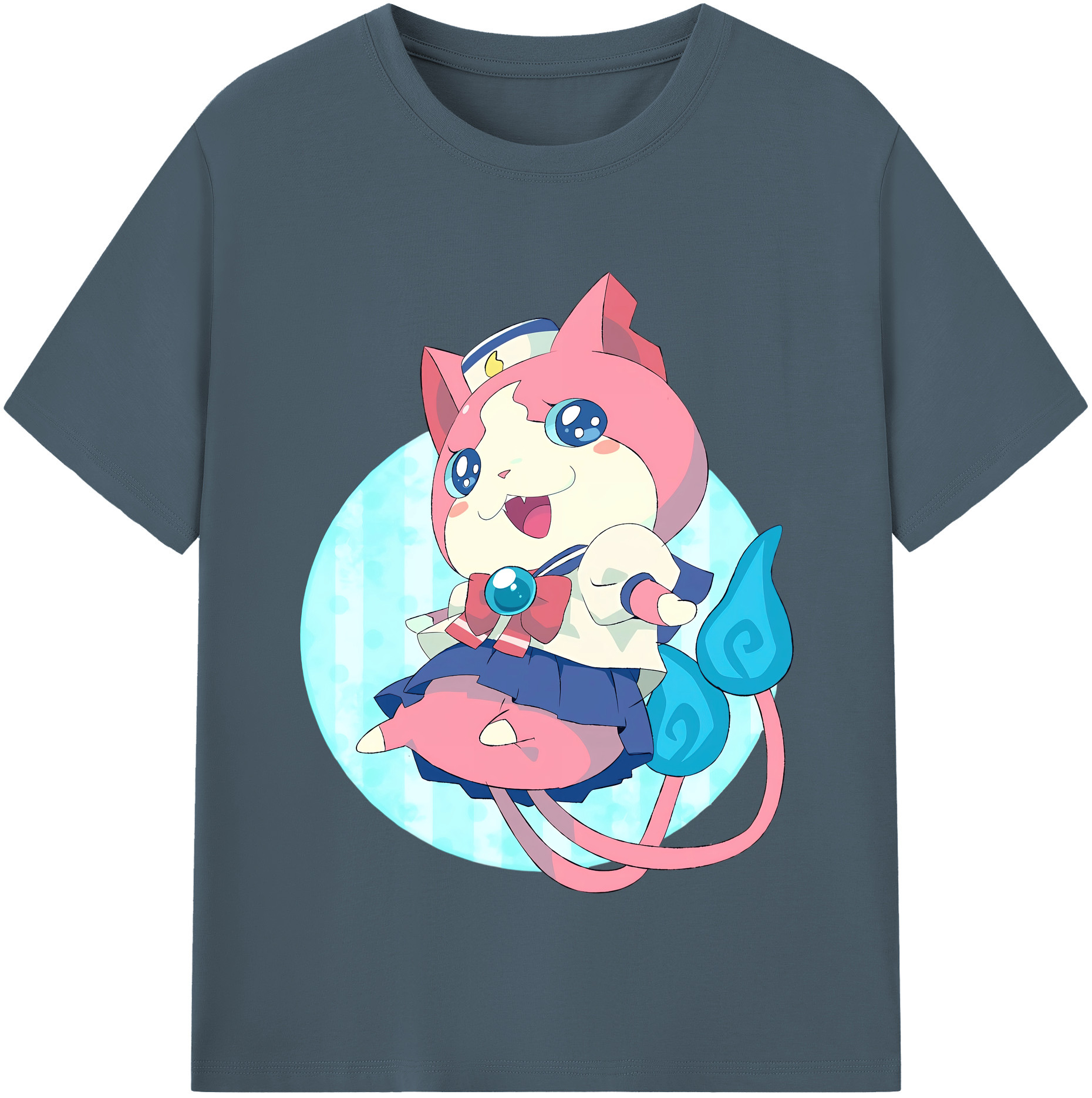 （画像用） 妖怪ウォッチ Yo-kai Watch 綿100％半袖Tシャツ（フロントプリント）